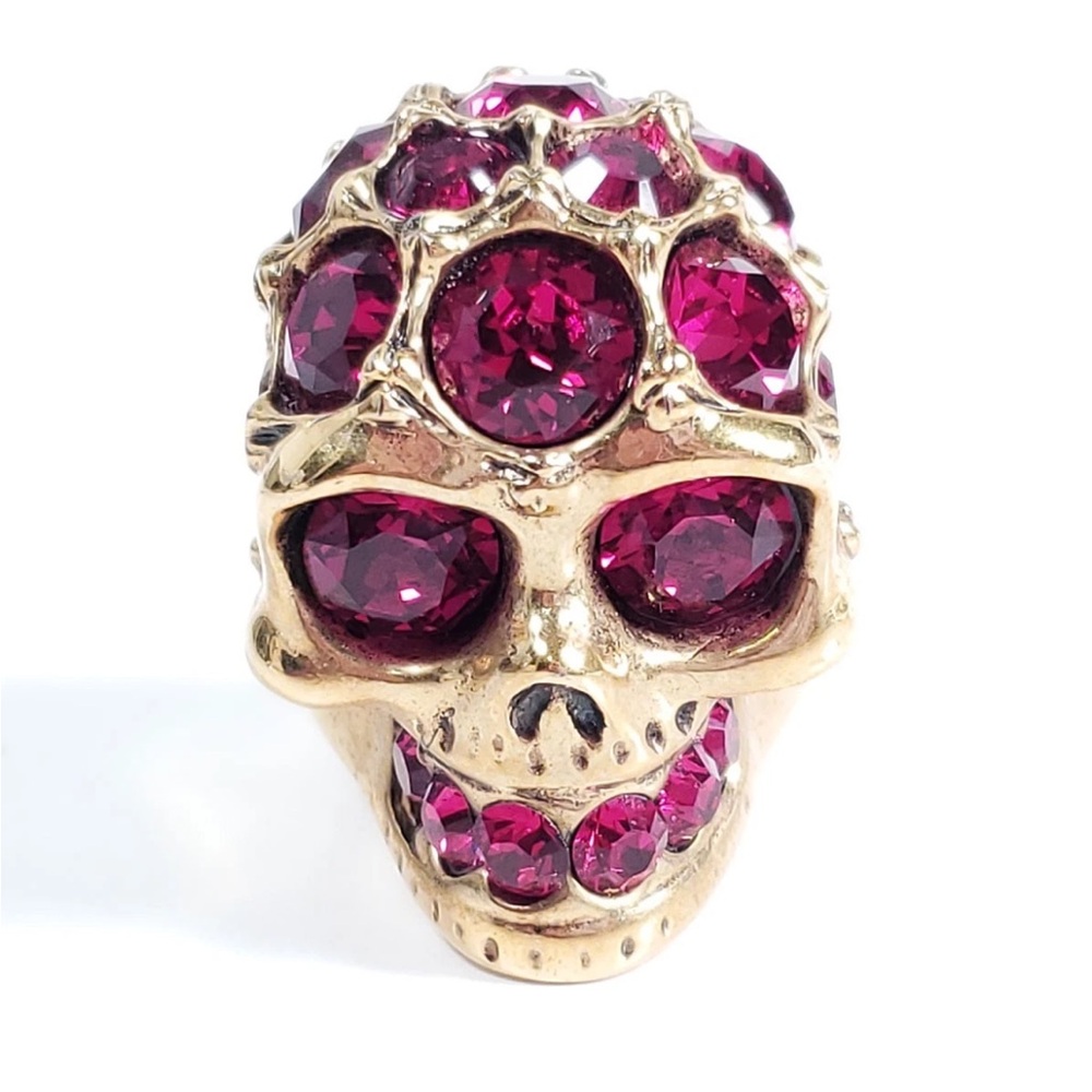Alexander McQueen Stone Skull Ring - Picture 13 of 13